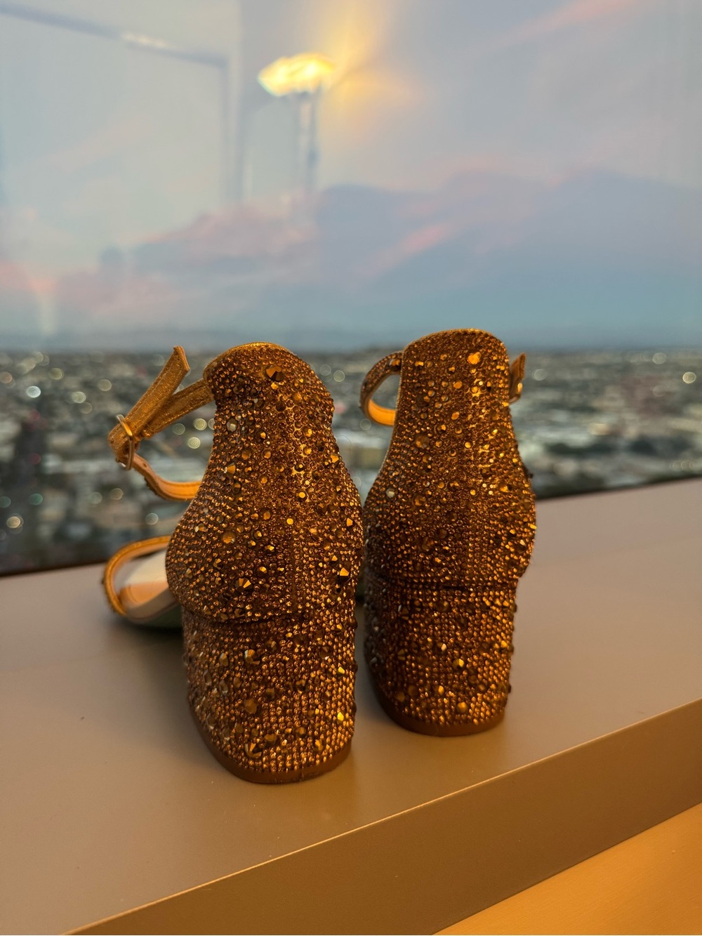 Betsey Johnson Rhinestone Block Heel - Picture 4 of 6